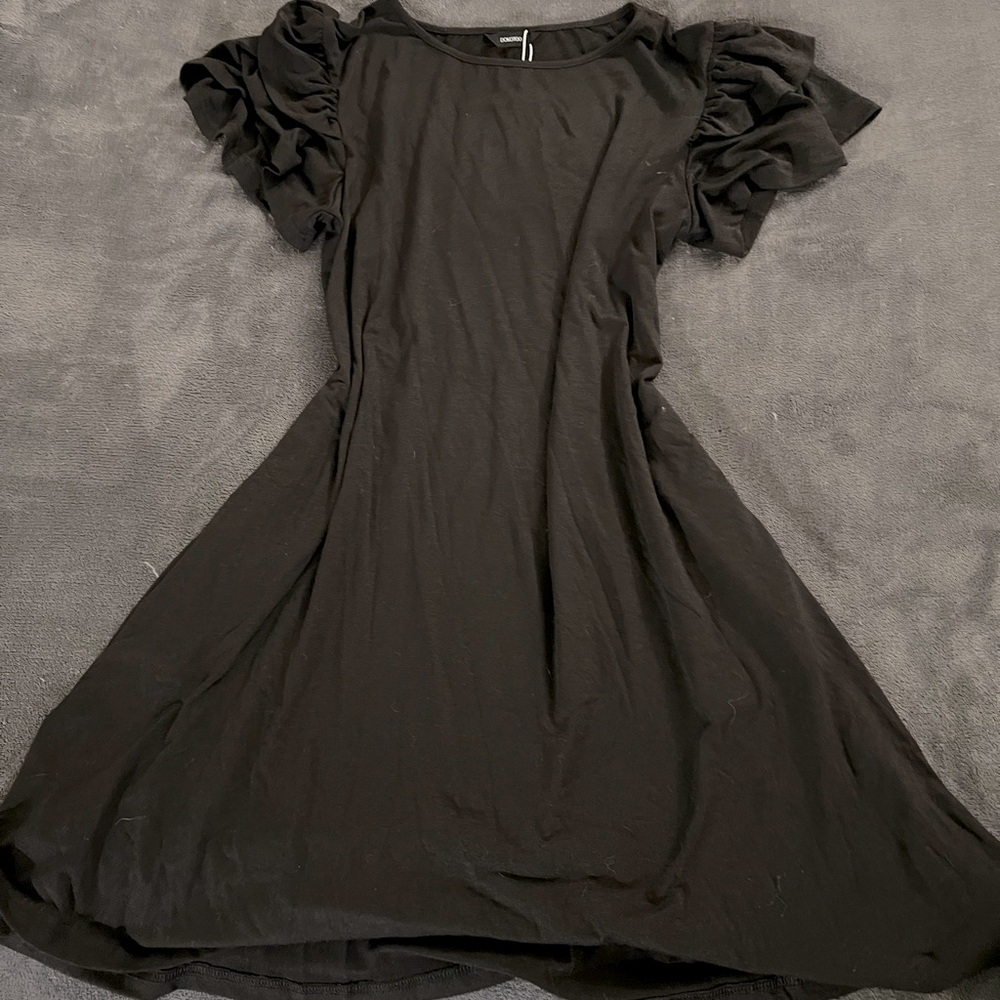 Black t-shirt dress